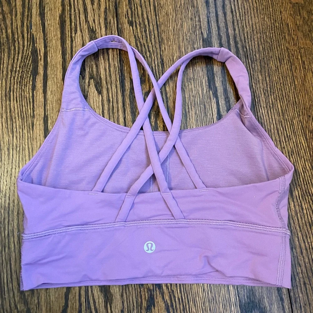 Lululemon energy longline bra wisteria purple - Picture 2 of 4